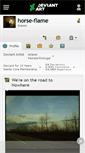 Mobile Screenshot of horse-flame.deviantart.com