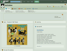 Tablet Screenshot of methidman.deviantart.com