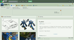 Desktop Screenshot of megas-12.deviantart.com