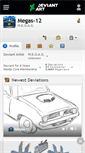 Mobile Screenshot of megas-12.deviantart.com