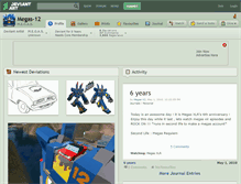 Tablet Screenshot of megas-12.deviantart.com