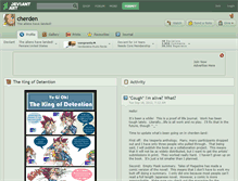 Tablet Screenshot of cherden.deviantart.com