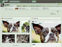 Tablet Screenshot of goofgirl.deviantart.com