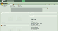 Desktop Screenshot of indeed-plz.deviantart.com
