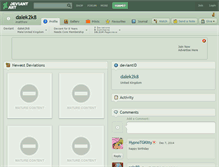 Tablet Screenshot of dalek2k8.deviantart.com