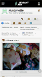 Mobile Screenshot of muylynette.deviantart.com
