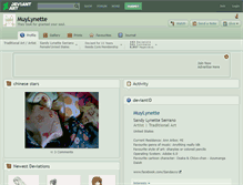 Tablet Screenshot of muylynette.deviantart.com