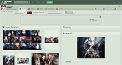 Desktop Screenshot of mia47.deviantart.com