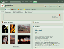 Tablet Screenshot of johnyswank.deviantart.com