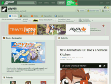 Tablet Screenshot of alfa995.deviantart.com