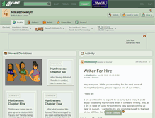 Tablet Screenshot of mikebrooklyn.deviantart.com