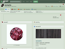 Tablet Screenshot of dystophia.deviantart.com