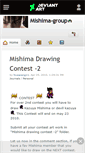 Mobile Screenshot of mishima-group.deviantart.com