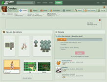 Tablet Screenshot of g-olden.deviantart.com