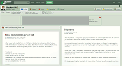 Desktop Screenshot of blackevil915.deviantart.com