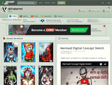 Tablet Screenshot of dsilvabarred.deviantart.com