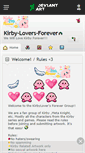 Mobile Screenshot of kirby-lovers-forever.deviantart.com