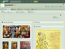 Tablet Screenshot of krayolaeater.deviantart.com