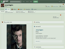 Tablet Screenshot of janjygiggins.deviantart.com