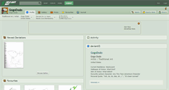 Desktop Screenshot of gogododo.deviantart.com