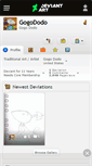 Mobile Screenshot of gogododo.deviantart.com