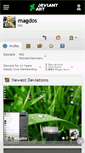 Mobile Screenshot of magdos.deviantart.com