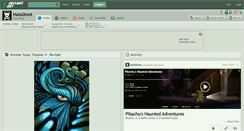 Desktop Screenshot of haloghost.deviantart.com