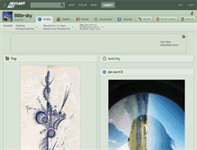 Tablet Screenshot of little-sky.deviantart.com