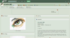Desktop Screenshot of not-quite-right.deviantart.com