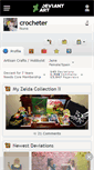 Mobile Screenshot of crocheter.deviantart.com