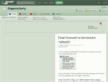 Tablet Screenshot of eleganceliberty.deviantart.com