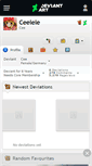 Mobile Screenshot of ceelele.deviantart.com