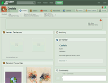 Tablet Screenshot of ceelele.deviantart.com