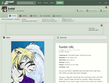 Tablet Screenshot of juukai.deviantart.com