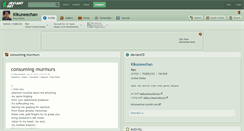 Desktop Screenshot of kikuneechan.deviantart.com