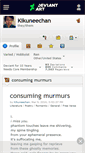 Mobile Screenshot of kikuneechan.deviantart.com