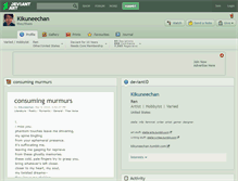 Tablet Screenshot of kikuneechan.deviantart.com