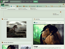 Tablet Screenshot of kelpic.deviantart.com