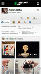 Mobile Screenshot of dnfan2016.deviantart.com