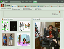 Tablet Screenshot of clinteast.deviantart.com