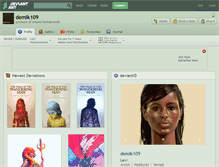 Tablet Screenshot of demik109.deviantart.com