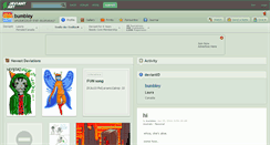 Desktop Screenshot of bumbley.deviantart.com