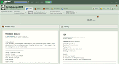 Desktop Screenshot of bellacupcake3218.deviantart.com