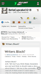 Mobile Screenshot of bellacupcake3218.deviantart.com