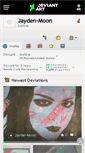 Mobile Screenshot of jayden-moon.deviantart.com