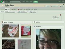 Tablet Screenshot of jayden-moon.deviantart.com