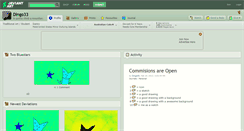 Desktop Screenshot of dingo33.deviantart.com