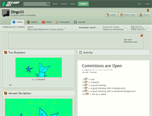 Tablet Screenshot of dingo33.deviantart.com