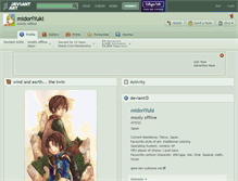 Tablet Screenshot of midoriyuki.deviantart.com