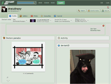 Tablet Screenshot of draculinaxy.deviantart.com